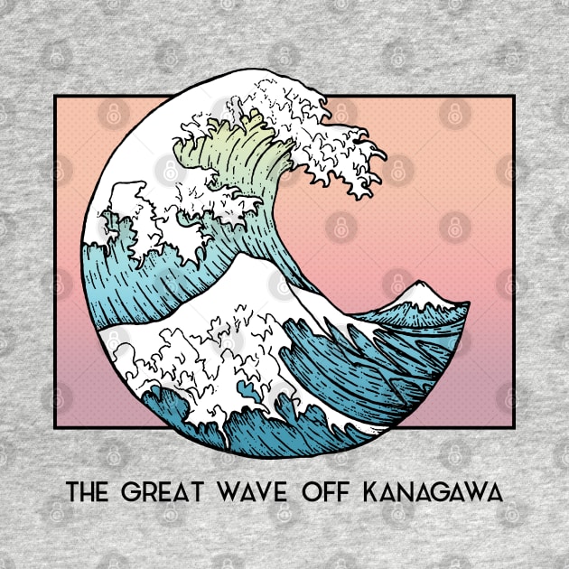 The Great Wave off Kanagawa // Aesthetic Art Design by DankFutura